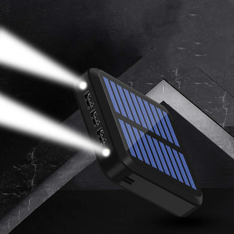 LUCKIELLS: Mini Convenient Solar Power Bank for Travel