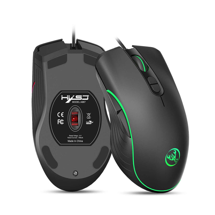 Glowing Gaming Mouse Wired USB Gaming Mouse