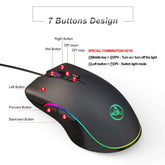 Glowing Gaming Mouse Wired USB Gaming Mouse