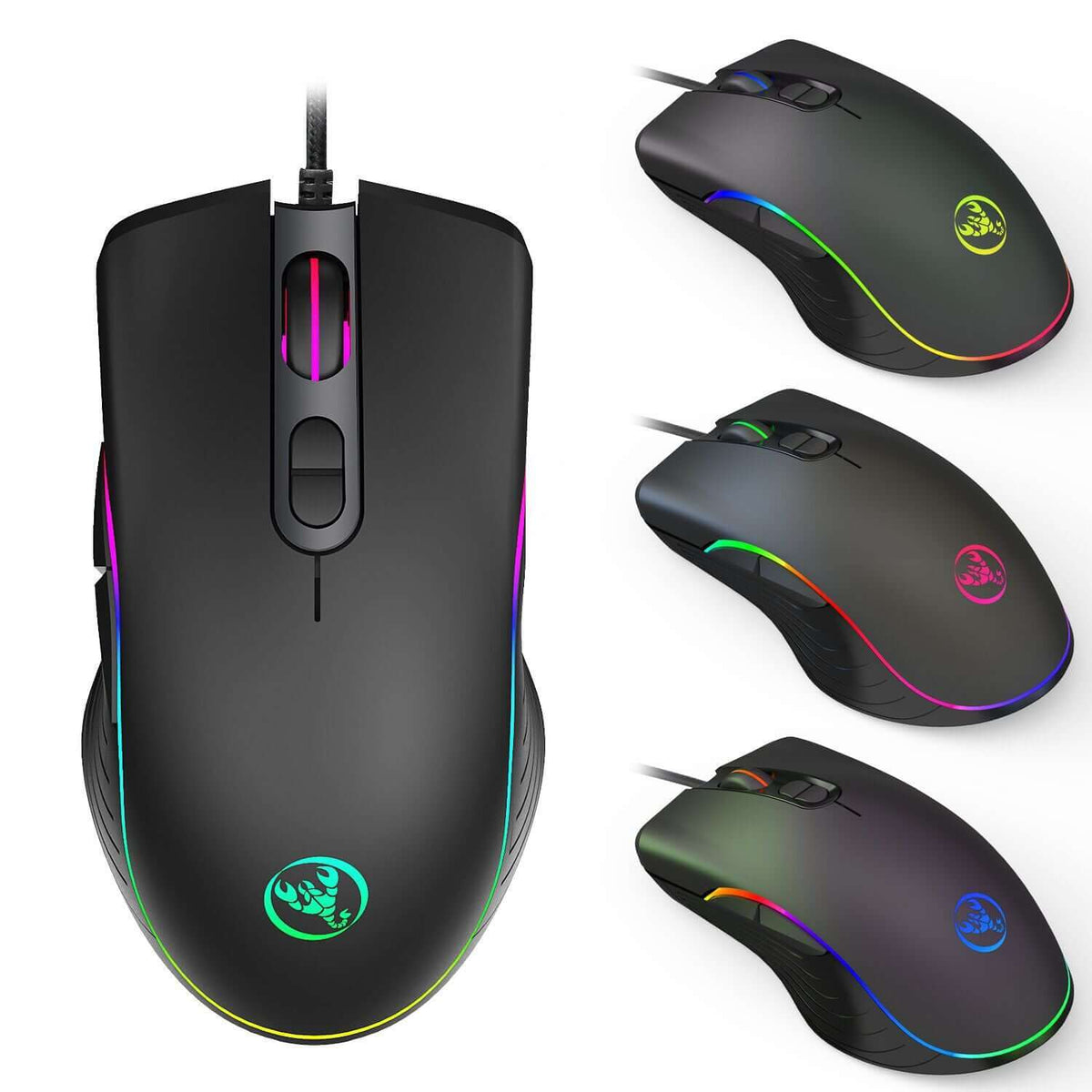 Glowing Gaming Mouse Wired USB Gaming Mouse