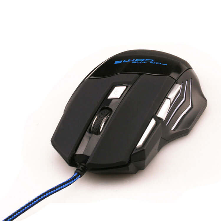 7-Button Colorful Glowing USB Gaming Mouse