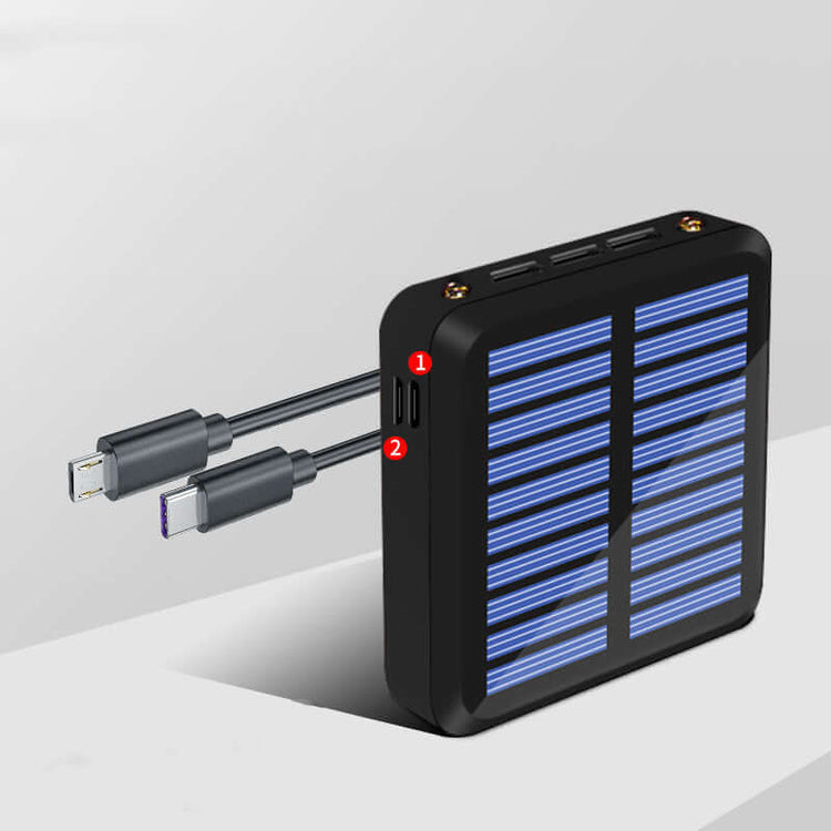 LUCKIELLS: Mini Convenient Solar Power Bank for Travel