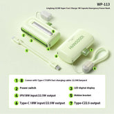 LUCKIELLS     Portable Mini Capsule Power Bank
