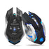 HXSJ Wireless 2.4G Gaming Mouse with RGB Glow
