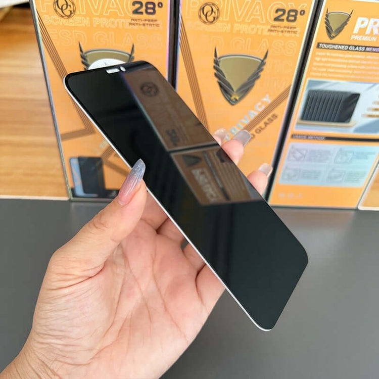 Anti-Peep HD Tempered Glass Screen Protector