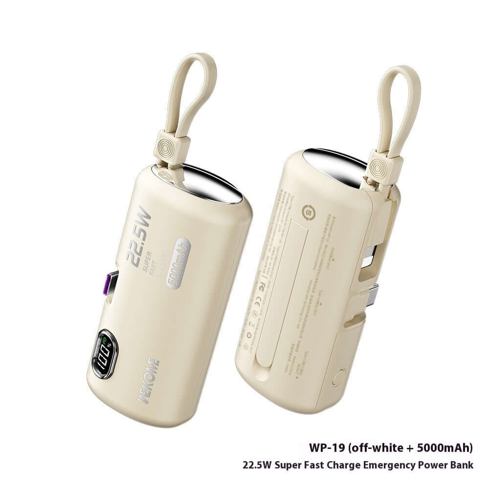 LUCKIELLS     Portable Mini Capsule Power Bank