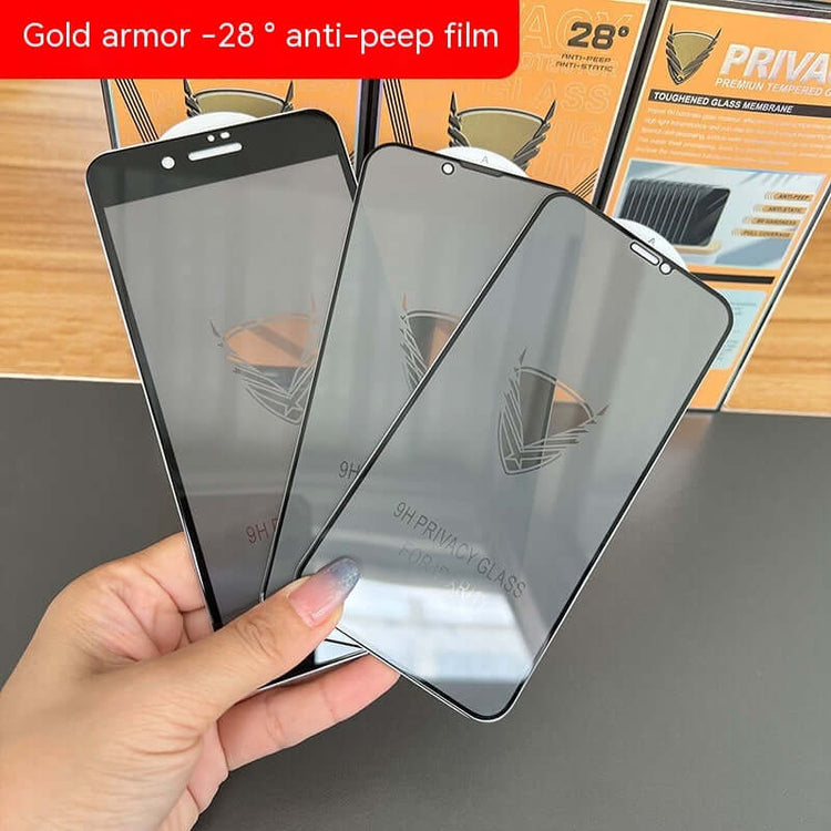 Anti-Peep HD Tempered Glass Screen Protector