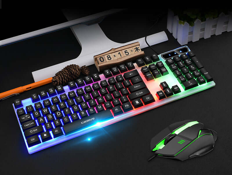 Colorful Backlit USB Wired Gaming Keyboard